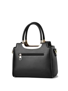 Không thấm nước, Nhẹ, Chi tiết khâu giản dị cho trang phục công sở, Khăn quàng cổ bó Túi vuông trang trí, Quà tặng Ngày của Mẹ cho Mẹ dành cho Nữ sinh viên đại học, Tân binh & Nhân viên văn phòng Hoàn hảo cho Văn phòng, Đại học, Công việc, Kinh doanh, Đi làm - màu đen - Xem 2