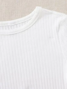 SHEIN EZwear 2 Packs Rib-Knit Dress,Business Casual Woman - Black and White - View 4