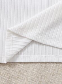 SHEIN EZwear 2 Packs Rib-Knit Dress,Business Casual Woman - Black and White - View 5