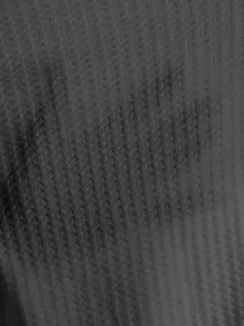 SHEIN EZwear Plus Notched Neck Drawstring Waist Waffle Knit Romper