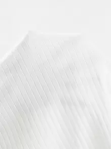 SHEIN EZwear 2 Packs Rib-Knit Dress,Business Casual Woman - Black and White - View 6