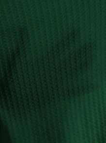 Muchica Áo thun nữ xoắn lại màu trơn Giải trí - Màu xanh lá cây đậm - Xem 6