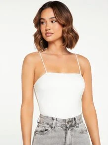 SHEIN BASICS Solid Cami Top