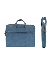 LISEN 1入組素色電腦包和1入組收納袋 - 藏蓝色 - 查看 3