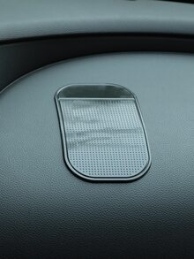 Alfombrilla antideslizante minimalista de coche - Negro - Ver 2