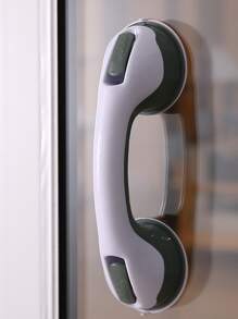 1pc Anti-slip Plastic Handrail, Suction Cup Handle For Bathroom - Multicolor - View 4