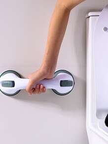 1pc Anti-slip Plastic Handrail, Suction Cup Handle For Bathroom - Multicolor - View 5