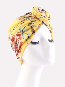 Mũ Turban Họa Tiết Hoa - Nhiều màu - Xem 1