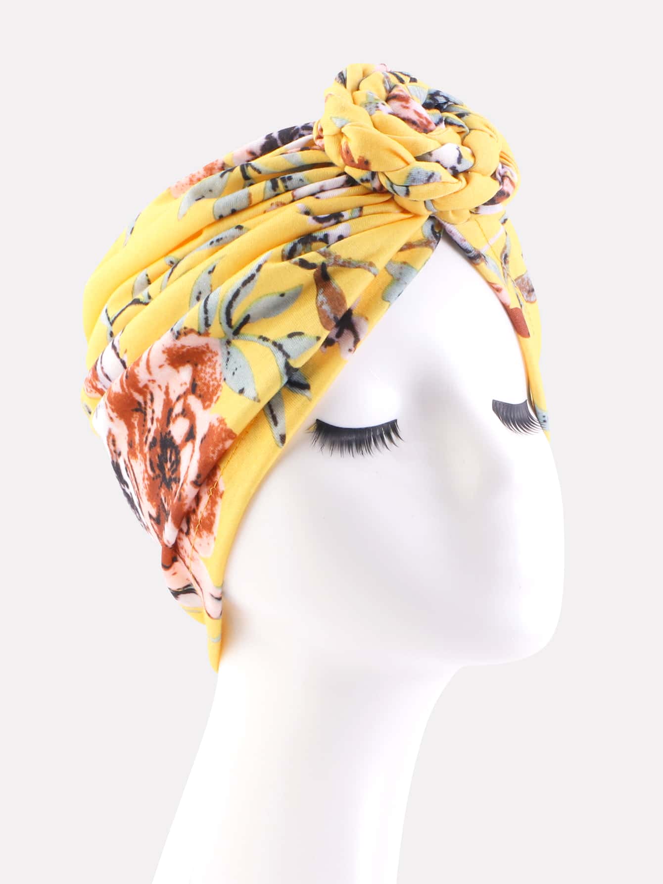 Mũ Turban Họa Tiết Hoa - Nhiều màu - Xem 1