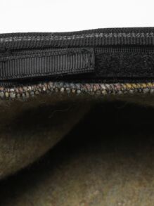 LEAJOURNO. Mùa Thu Mới Nguyên Chất Len Ấm Áp Mũ Nồi Có Họa Tiết Kim Cương Cho Nữ, Đại Học Phong Cách - Nhiều màu - Xem 3