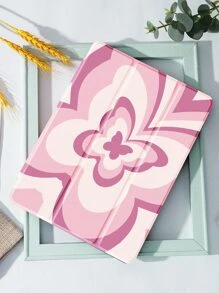 Ốp lưng họa tiết con bướm Tương thích với iPad - Hồng - Xem 4