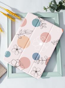 Flower Pattern Case Compatible With IPad - Multicolor - View 3