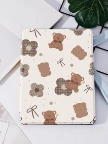غطاء متوافق مع IPad بتصميم الدب الكيوت - متعدد الألوان - مشاهدة 1
