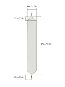 1入組花卉刺繡流蘇裝飾長方桌布