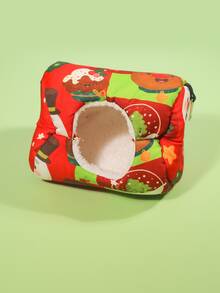 Christmas Elk Pattern Pet Hammock - Multicolor - View 2