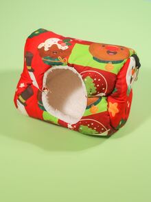 Christmas Elk Pattern Pet Hammock - Multicolor - View 3