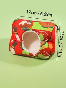 Christmas Elk Pattern Pet Hammock - Multicolor - View 4