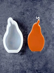 1pc Pear Shaped DIY Silicone Mold - Clear - View 1