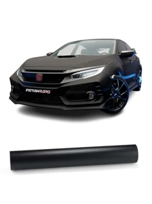 1 cái 30 cm * 100 cm nhãn dán phim thay đổi màu xe - màu đen - Xem 1