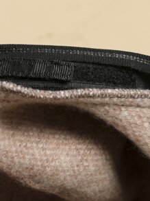 100% Wool Solid Beret - Apricot - View 5