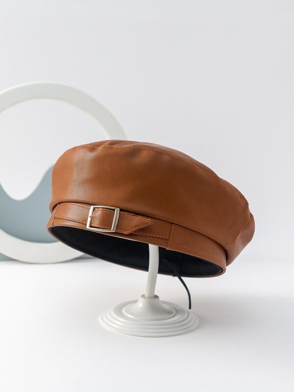 Buckle Decor Beret SHEIN USA