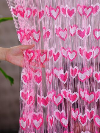 ม่านประตู ลาย หัวใจ