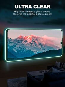 Phim cường lực bảo vệ màn hình điện thoại 1 mảnh phát sáng tương thích với Samsung - trắng - Xem 5