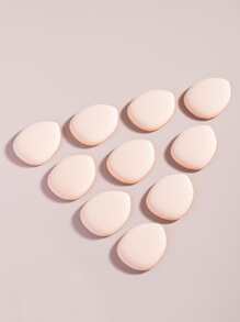 10pcs Brown Air Cushion Finger Powder Puff - Multicolor - View 3