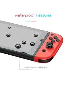 1sheet Tempered Screen Film Compatible With Nintendo Switch - Clear - View 4