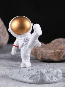 1入組宇航員設計桌面手機支架 - 金色 - 查看 2