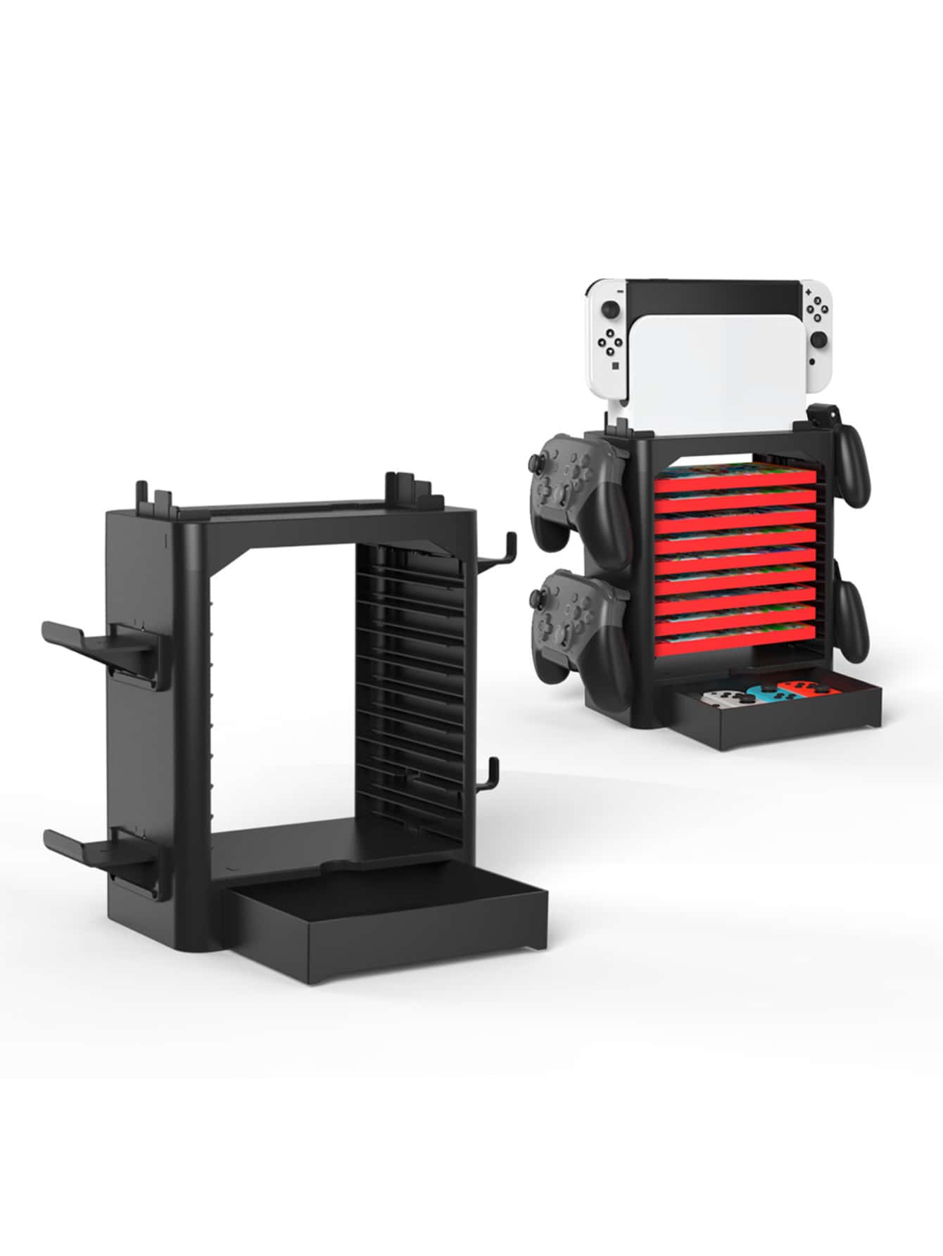 Solide console-opbergrek compatibel met Nintendo Switch - Zwart - Bekijken 1