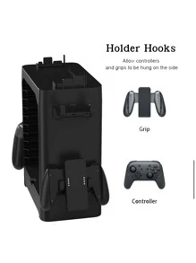 Solide console-opbergrek compatibel met Nintendo Switch - Zwart - Bekijken 6