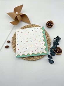 10 piezas de color metálico con patrón de lunares Servilleta desechable , de colores Servilleta de papel para fiesta - Multicolor - Ver 4