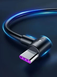 5A Fast Charging Data Cable - Black - View 2