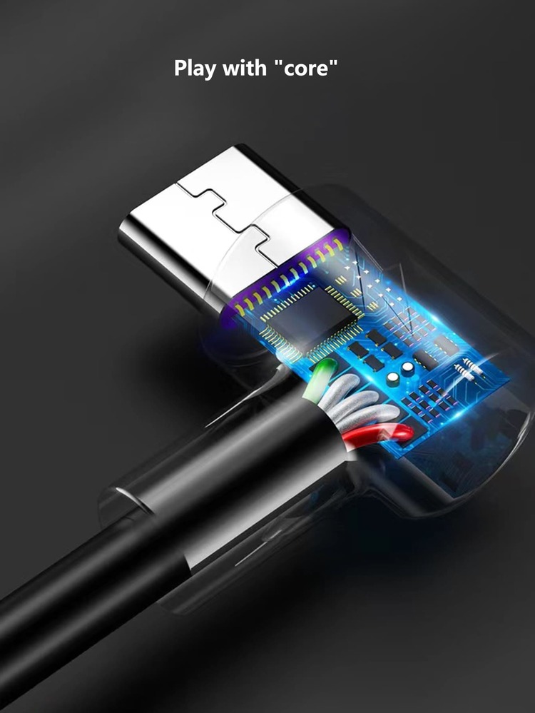 5A Fast Charging Data Cable - Black - View 4