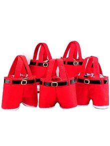 1pc Christmas Clothes Design Gift Bag - Multicolor - View 5