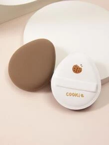 1 miếng mút trang điểm cỡ Xl - Cà phê nâu - Xem 2