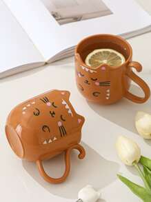 1入組卡通貓樣式馬克 - 彩色 - 查看 2