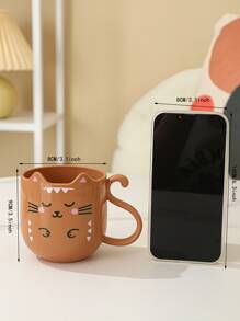 1入組卡通貓樣式馬克 - 彩色 - 查看 3