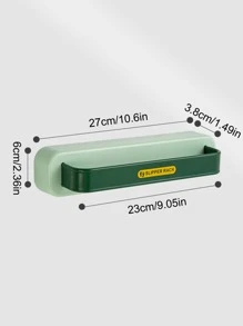 1 pieza Estante de almacenamiento de zapatos sin perforación - Verde - Ver 3