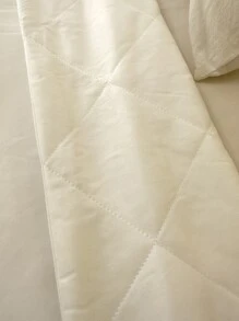 Floral Embroidered Bedspread - Beige - View 6
