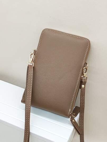 MINGYOU 幾何圖案金屬裝飾手機錢包、手提袋、手機套、手拿包、輕便型時尚白領、大學生、上班族通勤辦公室用，紀念日禮物、生日禮物、情人節禮物