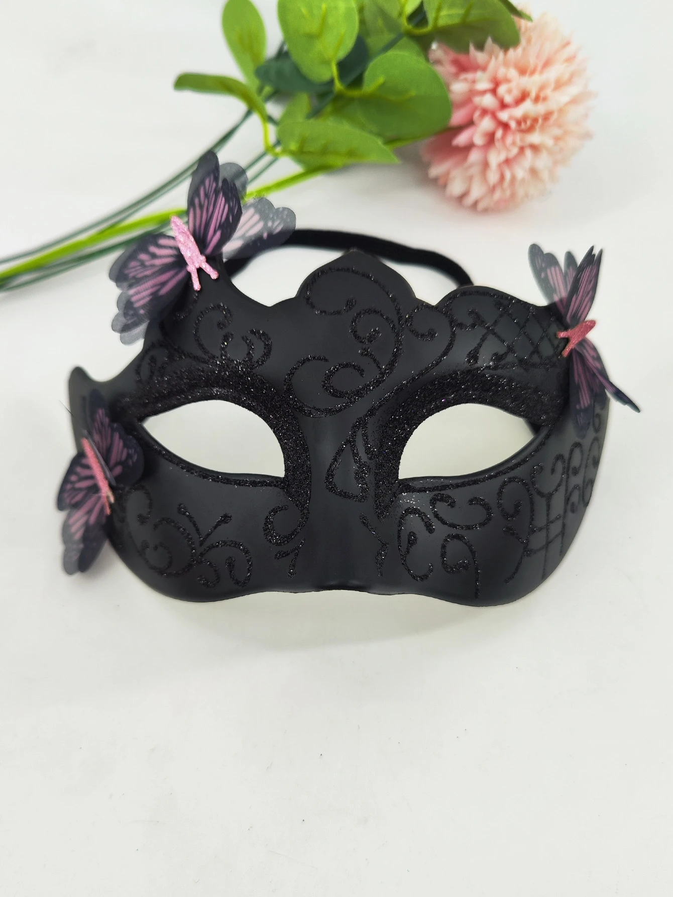 Máscara de ojo Disfraz con diseño de mariposa Multicolor