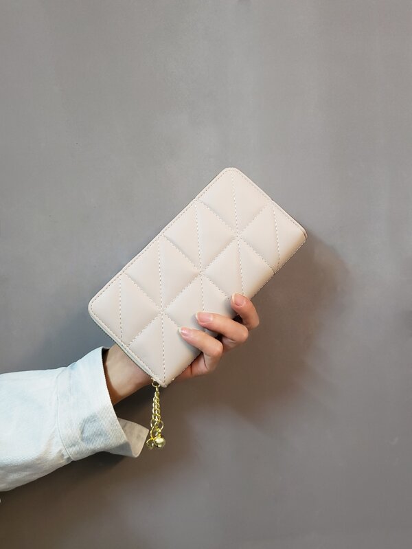 Diamond Pattern Zipper Wallet Women Business Casual For Women Wallet Purse Wallet Long Wallet