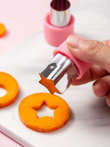 4入組星星和心形水果切片機