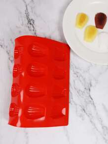 20-Piece Silicone Madeleine Cake Mold Shell Scallop Cake Baking Pan DIY Baking Tools Silicone Cake Mold Random Color 1pc - Multicolor - View 4