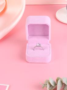 1入組素色戒指收纳盒 - 淺粉色 - 查看 5