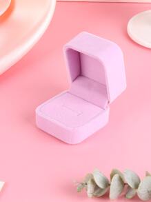 1入組素色戒指收纳盒 - 淺粉色 - 查看 6