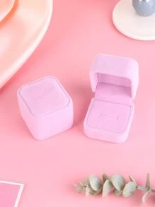 1入組素色戒指收纳盒 - 淺粉色 - 查看 7