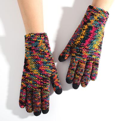 Color Block Gloves
